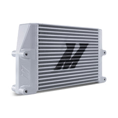 Mishimoto MMOC-SSO-10SL Heavy-Duty Bar and Plate Oil Cooler 10in Core Same-Side Outlets Silver MMOC-SSO-10SL