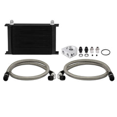 Mishimoto MMOC-ULBK Universal 19 Row Oil Cooler Kit Black MMOC-ULBK