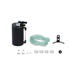 Mishimoto Aluminum Oil Catch Can - Large Wrinkle Black MMOCC-LAWBK