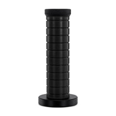 Mishimoto MMSK-BMXBKBK Grip Shift Knob Black Grip Black Top and Bottom MMSK-BMXBKBK