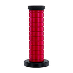 Mishimoto MMSK-BMXBKRDH Grip Shift Knob Red Grip Black Top and Bottom MMSK-BMXBKRDH