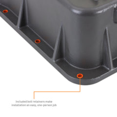 Mishimoto MMTP-DMAX-01 Aluminum Transmission Pan fits Chevy/GMC 6.6L Duramax 2001-2019 MMTP-DMAX-01