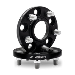Mishimoto MMWS-007-350BK Wheel Spacers 5x114.3 66.1 Center Bore M12x1.5 35mm Thick Black MMWS-007-350BK