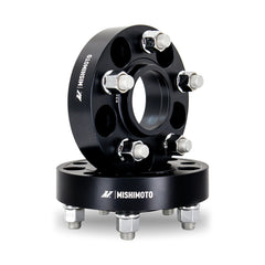 Mishimoto MMWS-008-250BK Wheel Spacers 5x100 56.1 Center Bore M12x1.25 25mm Thick Black MMWS-008-250BK