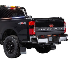 Putco 78551FD Mud Skins? Solid Ford Licensed Ford Super Duty - (Rear | Gas engine) - Set of 2 (Does not fit rear for Dually models).