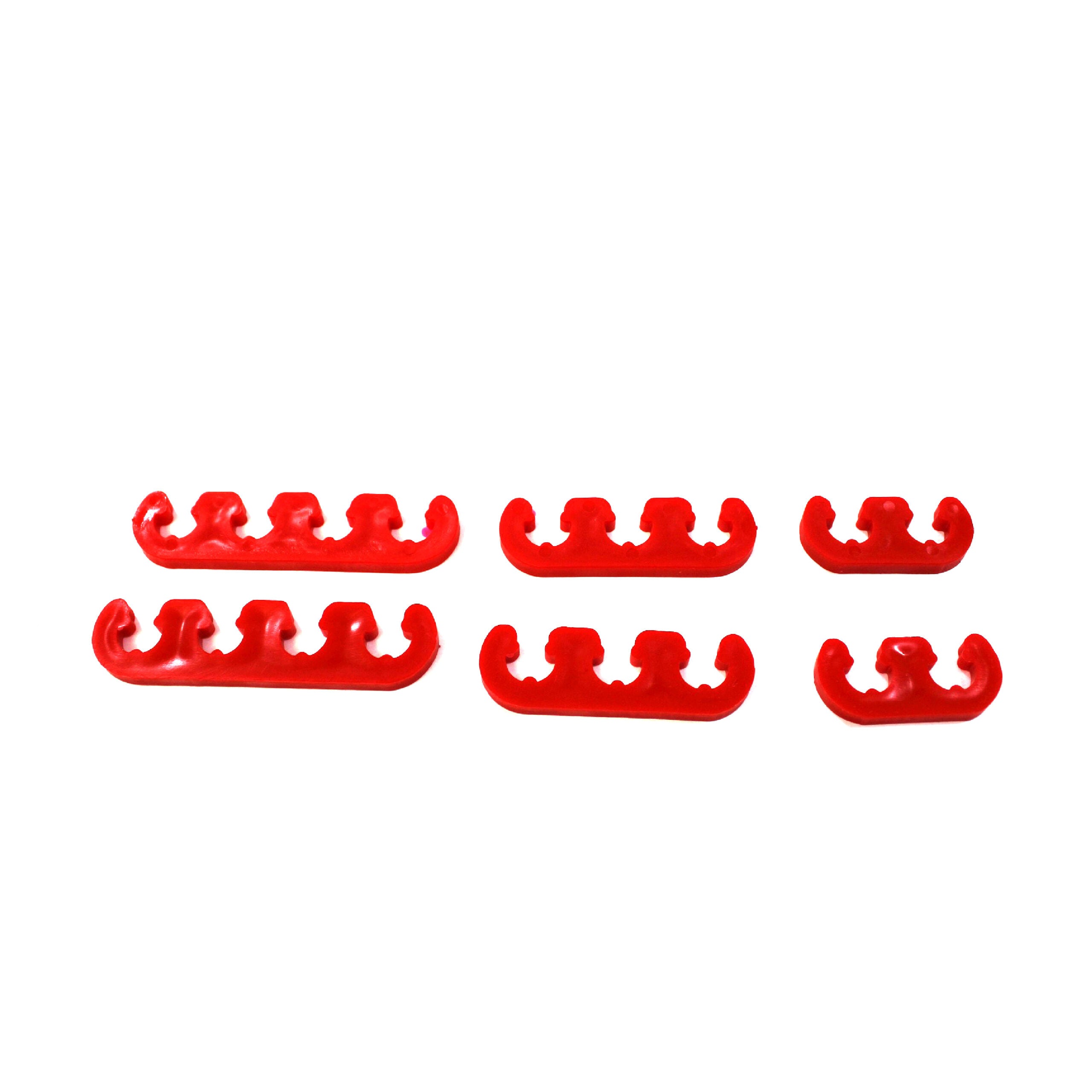 Racing Power Company R9372RED Wire separators deluxe - red