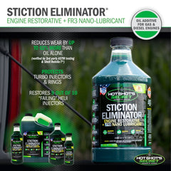 Hot Shots Secret STICTION ELIMINATOR Engine Oil Additive- 16 OZ HSS16Z