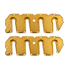 PPE Diesel Valve Cover Kit Gold Matte No Pillars 2004.5-2010 6.6L Duramax 118021423