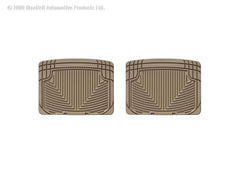 WeatherTech W20TN Rear Rubber Mats Tan
