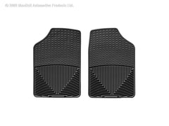 WeatherTech W2 Front Rubber Mats Black