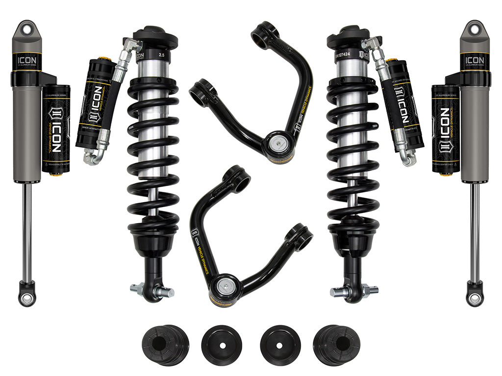 ICON Vehicle Dynamics K93204TS 0-3.5 inch Stage 4 Suspension System W Tubular UCA Steel Knuckle