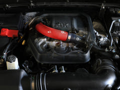 aFe POWER Hot Charge Pipe BladeRunner 2-1/2 IN Aluminum Hot Charge Pipe Red S 46-20778-R