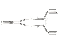 aFe Power 15-23 Dodge Charger (6.2, 6.4) Exhaust System Kit PN. 49-32070