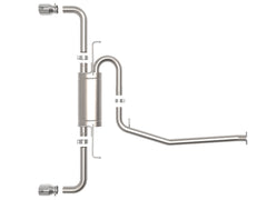 aFe Power 19-24 Toyota RAV4 (2.5) Exhaust System Kit PN. 49-36053-P