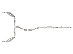 aFe Power 22-24 Honda Civic (1.5) Exhaust System Kit PN. 49-36628-P