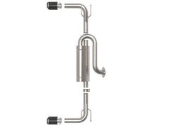 aFe Power Mazda (Hatchback - 2.5) Exhaust System Kit PN. 49-37023-C