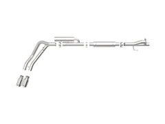 aFe Power Ford (Crew Cab Pickup - 6.2, 6.8, 7.3 - Bed Length: 81.9Inch) Exhaust System Kit PN. 49-43117-P