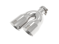 aFe POWER Takeda Exhaust Tip Takeda 304 Stainless Steel Clamp-on Exhaust Tip 49T25484-P121