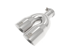 aFe POWER Takeda Exhaust Tip Takeda 304 Stainless Steel Clamp-on Exhaust Tip 49T25484-P122