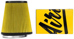 AIRAID 724-127 Air Filter Cone; 6 inch FLG, 9-1/2 inch x 7-1/2 inch B, 6-3/8 inch x 3-3/4 inch T, 9-1/2 inch H-Synthaflow