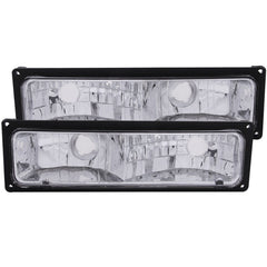 AnzoUSA 511033 Euro Parking Lights Black