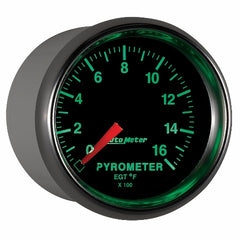 AutoMeter Products 3844 Gauge; Pyrometer (EGT); 2 1/16in.; 1600? F; Digital Stepper Motor; GS