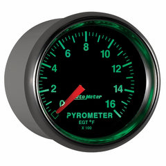 AutoMeter Products 3844 Gauge; Pyrometer (EGT); 2 1/16in.; 1600? F; Digital Stepper Motor; GS