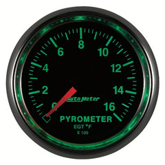 AutoMeter Products 3844 Gauge; Pyrometer (EGT); 2 1/16in.; 1600? F; Digital Stepper Motor; GS