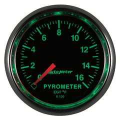 AutoMeter Products 3844 Gauge; Pyrometer (EGT); 2 1/16in.; 1600? F; Digital Stepper Motor; GS