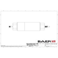Baer Brake Systems Brake Hydraulic System Pressure Bleeder Master Cylinder Adapter PN. 6805148