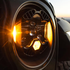 Baja Designs DOT LP6 LED Headlight Replacement, Amber, Universal 18-0002