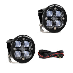Baja Designs Squadron-R SAE LED Light Pod Pair, SAE Fog, Clear 247802