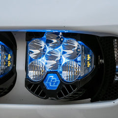 Baja Designs LP6 Pro LED Auxiliary Light Pod, Driving/Combo, Clear, Blue Backlight 270015