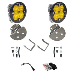 Baja Designs Squadron-R 2.0 Sport Fog Pocket Light Kit, Wide Cornering, Clear for Chevy/GMC 2015-19 Colorado/Canyon/Silverado/Sierra/2500HD/3500HD 44-0073