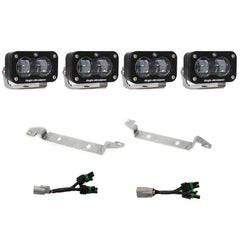 Baja Designs S2 SAE OEM Fog Light Replacement Kit, Clear for 2025-2026 Toyota 4Runner, TRD Pro/Trailhunter 44-8286