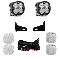 Baja Designs 447804 XL80 A-Pillar Kit, Maverick X3 Driving/Combo Clear Baja Designs