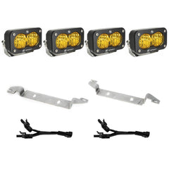 Baja Designs S2 Sport Fog Pocket Kit, Wide Cornering, Baja Amber for Toyota 2022-26 Tundra 448081