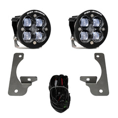 Baja Designs Squadron-R SAE Fog Pocket Light Kit, Clear for Jeep 2007-09 Wrangler JK, with Premium OE Bumper 448144