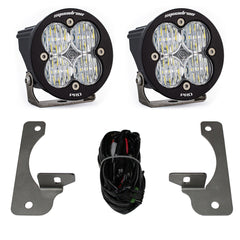 Baja Designs Squadron-R Pro Fog Pocket Light Kit, Clear for Jeep 2007-09 Wrangler JK, with Premium OE Bumper 448149