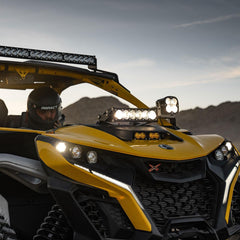 Baja Designs OnX6+ 10 in. Shock Tower Light Kit, Clear for Can-Am Maverick R 448192