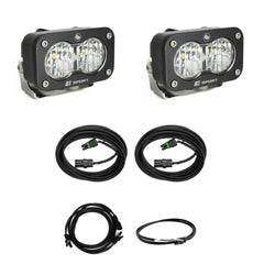 Baja Designs S2 Sport Dual Reverse Light Kit, Wide Cornering, Clear, Upfitter Wiring for 2023-On Ford F-250/350 Super Duty 448209UP