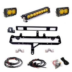 Baja Designs S8 10 in./S2 Pro Grille Conversion Light Kit, Baja Amber for 2024-2026 Toyota Tacoma 448263
