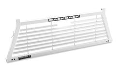 BACKRACK Louvered Headache Rack Frame, White for 2007-2026 Silverado/Sierra 1500, 2004-2026 F-150, Tundra and Titan XD 12900W