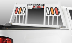 BACKRACK Three Light Headache Rack Frame, White for 1999-2026 Ford F-250/F-350/F-450 Super Duty 147TLW