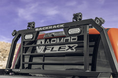 BACKRACK SRL Headache Rack Frame with Built-In Taillights, Black for 2008-2026 Silverado/Sierra 1500/HD, 2004-2026 F-150, 2022-2026 Tundra SRL600