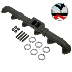 BD Diesel Performance 1048002 CAT T6 CERAMIC COATED EXHAUST MANIFOLD/CAT 3406E 93-98/C15 NON-ACERT 99-03