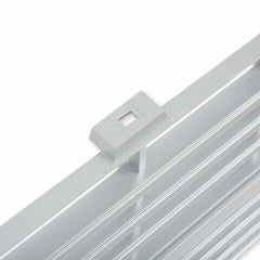 BROTHERS C/K Grille - w/ Bowtie - w/o Molding - Single Headlight - Silver pn 04-176