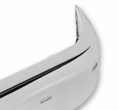 BROTHERS GMT400 Premium Front Bumper - w/ Impact Strip & Bumper Guard Holes - Chrome pn 04-404