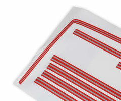 BROTHERS C/K Paint Break Stripe Kit - Vermillion/Slate Grey pn 04-522