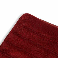 BROTHERS C/K Seat Upholstery Kit - Full Pleat Cloth/Vinyl - Maroon/Burgundy pn 05-296